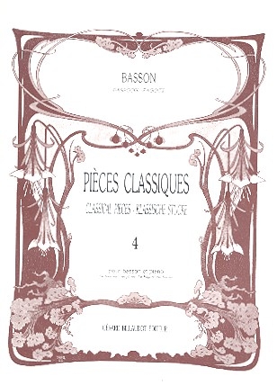 Pi�ces classiques vol.4 pour basson et piano