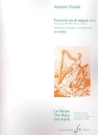 Concerto en r majeur RV93 pour harpe