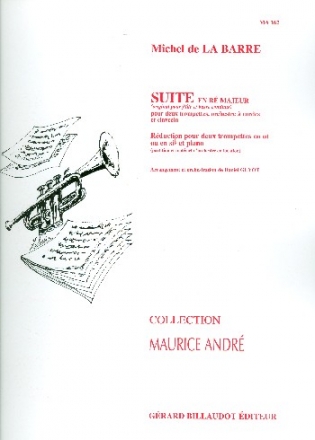 Suite en r� majeur pour 2 trompettes, orchestre � cordes et clavecin pour 2 trompettes et piano parties