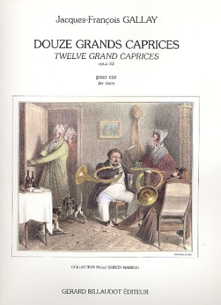 12 Grands Caprices op.32 pour cor