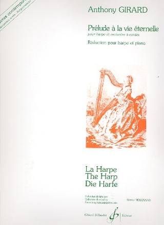 Prlude a la vie ternelle pour harpe et orchestre  cordes pour harpe et piano