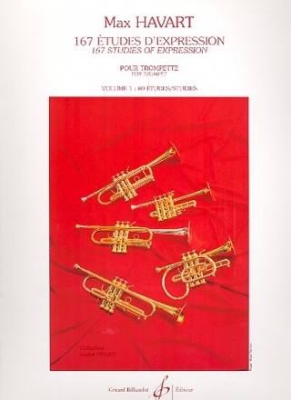 167 �tudes d'expression vol.1 (nos.1-80) pour trompette