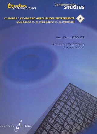 18 tudes progressives vol.5 pour xylophone ou vibraphone ou marimba