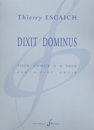 Dixit Dominus fr gem Chor a cappella Partitur