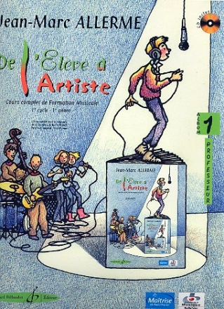 De l'lve  l'artiste vol.1 (+CD) livre du professeur