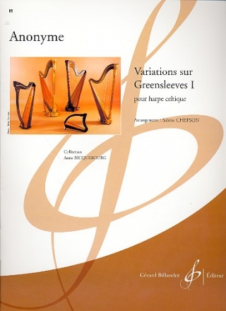 Variations sur Greensleeves vol.1 pour harpe celtique