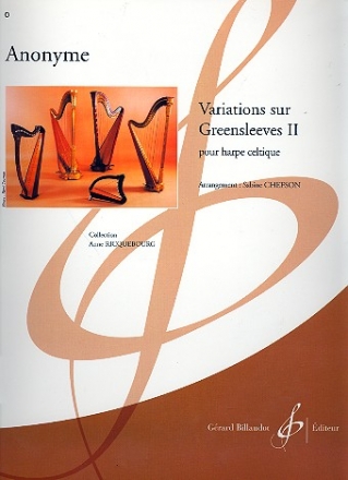 Variations sur Greensleeves vol.2 pour harpe celtique