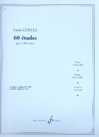 60 Etudes vol.2 pour clarinette