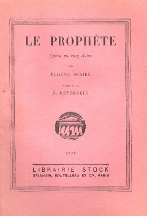 Le prophte  livret (frz)