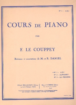 Cours de piano vol.1 -  ABC
