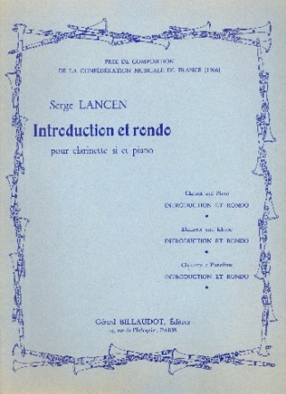 Introduction et Rondo pour clarinette et piano