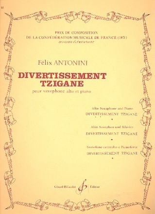 Divertissement tzigane pour saxophone alto et piano