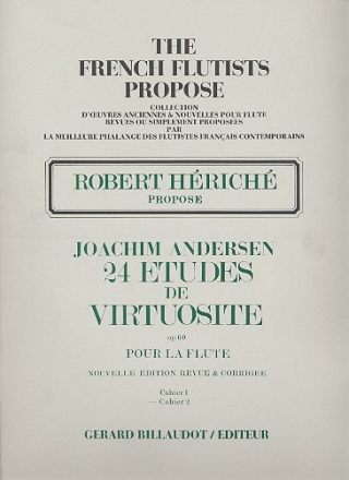24 tudes de virtuosit op.60 vol.2 pour flute