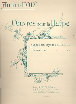 Danse des Dryades op.15 pour harpe