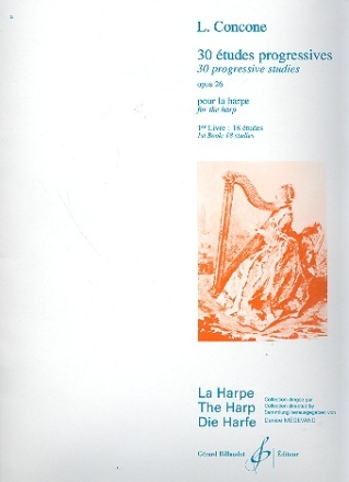 30 �tudes progressives op.26 vol.1 pour la harpe
