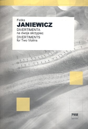 Divertiments  for 2 violins score
