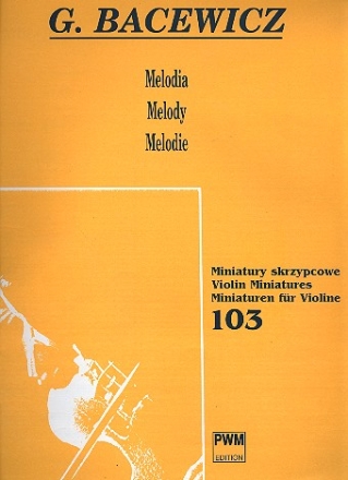 Melodie fr Violine und Klavier