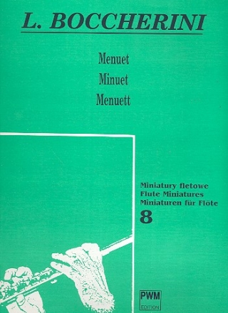 Menuett fr Flte und Klavier