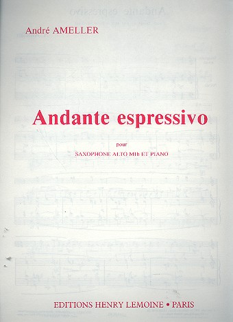 Andante espressivo pour saxophone alto et piano
