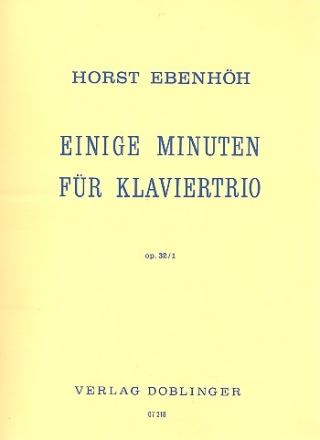 Einige Minuten op.32,1 fr Klaviertrio