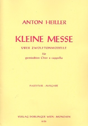 Kleine Messe ber Zwlftonmodelle gem Chor a cappella Partitur