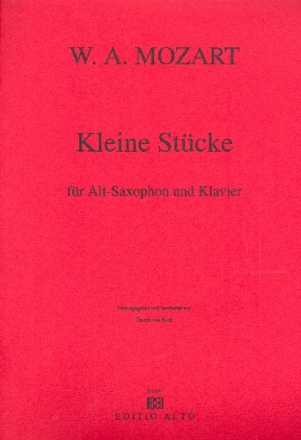 Kleine Stcke fr Altsaxophon und Klavier