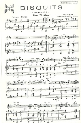 Bisquits fr Xylophon und Klavier