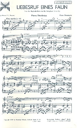 Liebesruf eines Faun fr Englischhorn (ad lib. Altsaxophon) und Klavier
