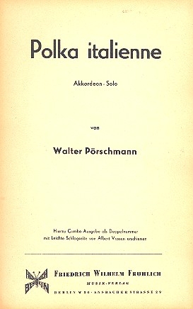 Polka Italienne fr Akkordeon