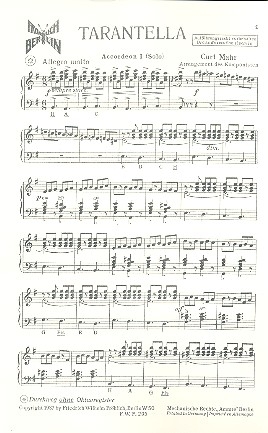 Tarantella fr Akkordeon