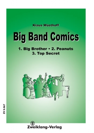 Big Band Comics für Big Band Partitur und Stimmen