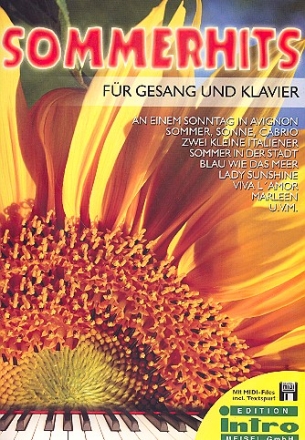 Sommerhits  fr Klavier/Gesang/Gitarre = 11/234/920, aber  OHNE Midifiles