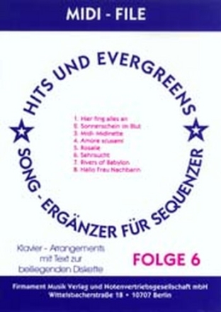 Hits und Evergreens Band 6 mit Midifile
