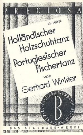 Hollndischer Holzschuhtanz   und Portugisischer Fischertanz: fr Salonorchester