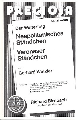 Neapolitanisches Stndchen   und Veroneser Stndchen: fr Salonorchester