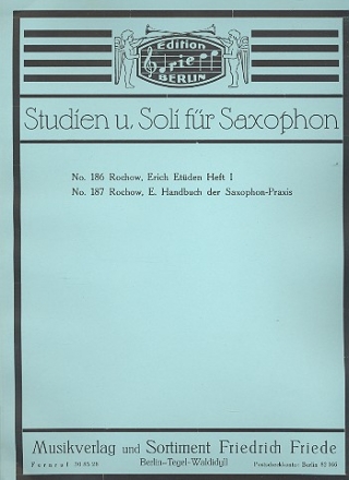 Etden Band 1 fr Saxophon