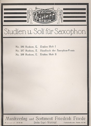 Etden Band 2 fr Saxophon