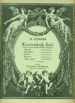 Konzert fr Kontraba und Klavier