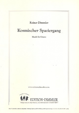 Kosmischer Spaziergang fr Gitarre