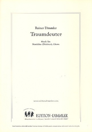 Traumdeuter fr Mandoline (Dulcimer) und Gitarre