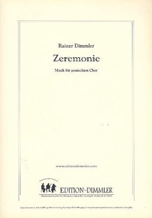 Zeremonie fr gem Chor (SSTT) Partitur und je 1 Chorstimme