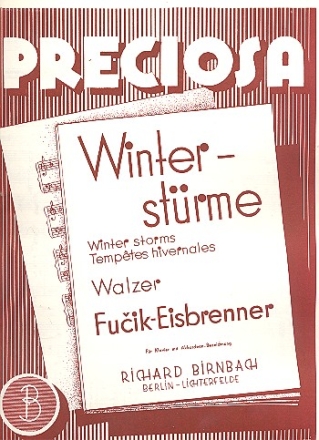 Winterstrme: Walzer fr Klavier Kopie