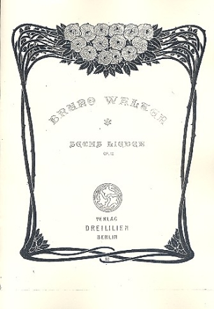 6 Lieder op.12 Band 1 (Nr.1-3) fr Gesang und Klavier