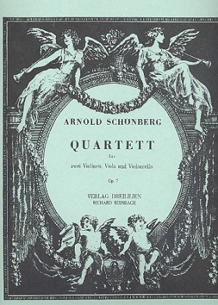 Streichquartett op.7 fr 2 Violinen, Viola und Violoncello Stimmen