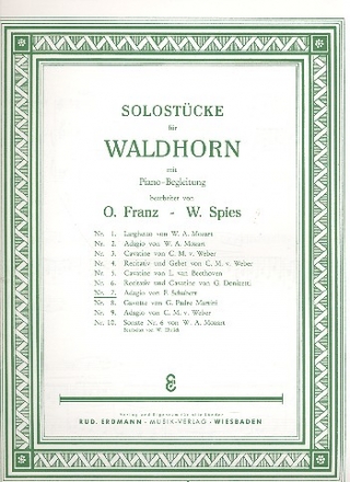 Adagio Nr.7  fr Horn und Klavier