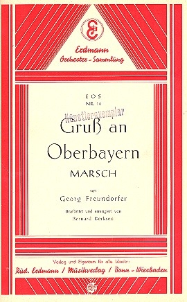 Gru an Oberbayern fr Salonorchester