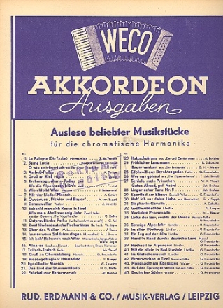 Krntner Liedermarsch op.80 fr Akkordeon