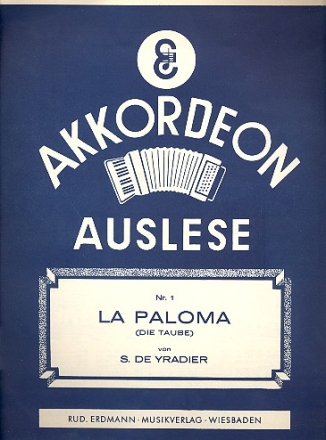 La Paloma fr Akkordeon