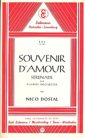 Souvenir d'Amour  und  Serenade: fr Salonorchester