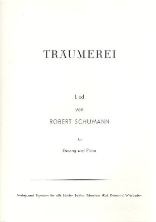 Trumerei op.15,7 fr Gesang und Klavier